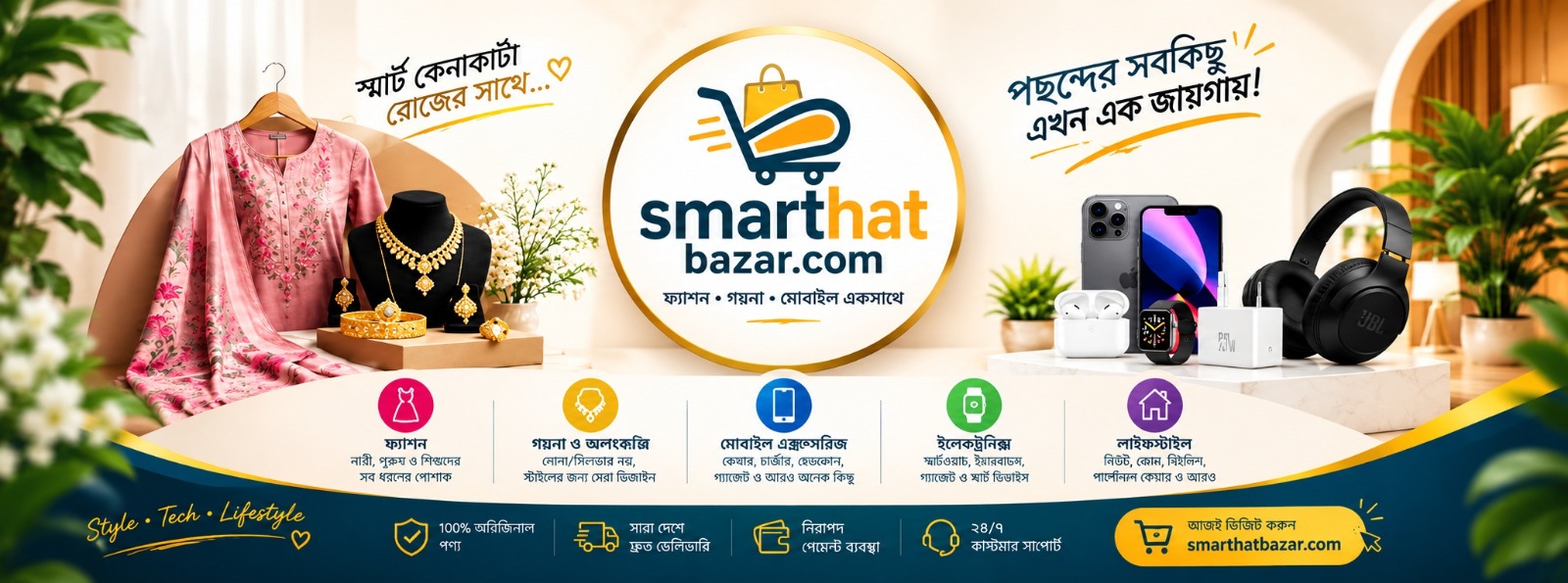 Smart Hat Bazar Banner